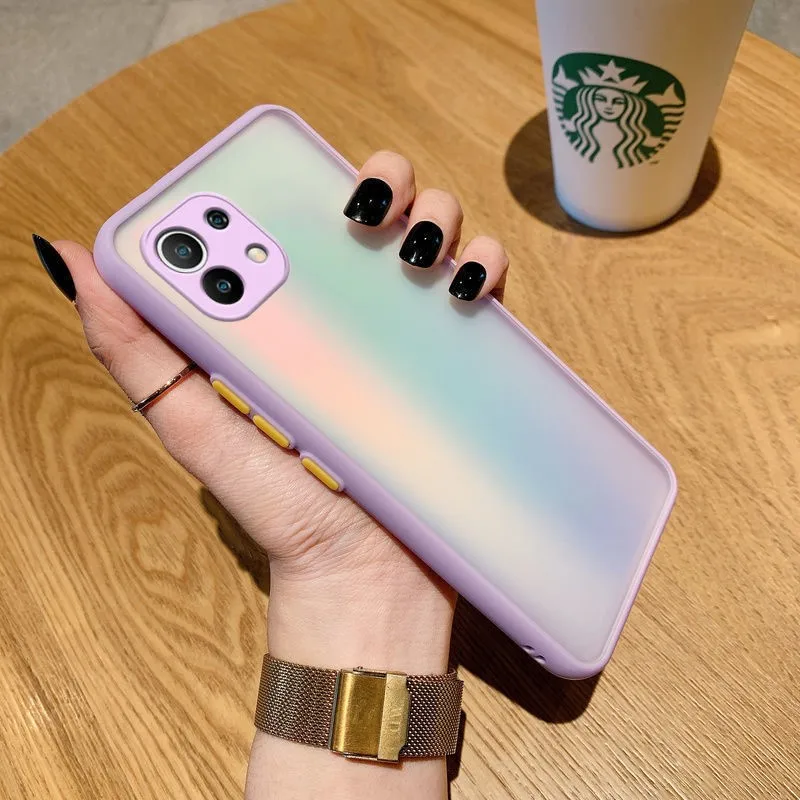 Cover For Xiaomi Mi 11 Lite Case Candy Color Camera Protection Skin Touch Soft Phone Case For Xiaomi Mi 11 Lite Ultra Mi11i Pro