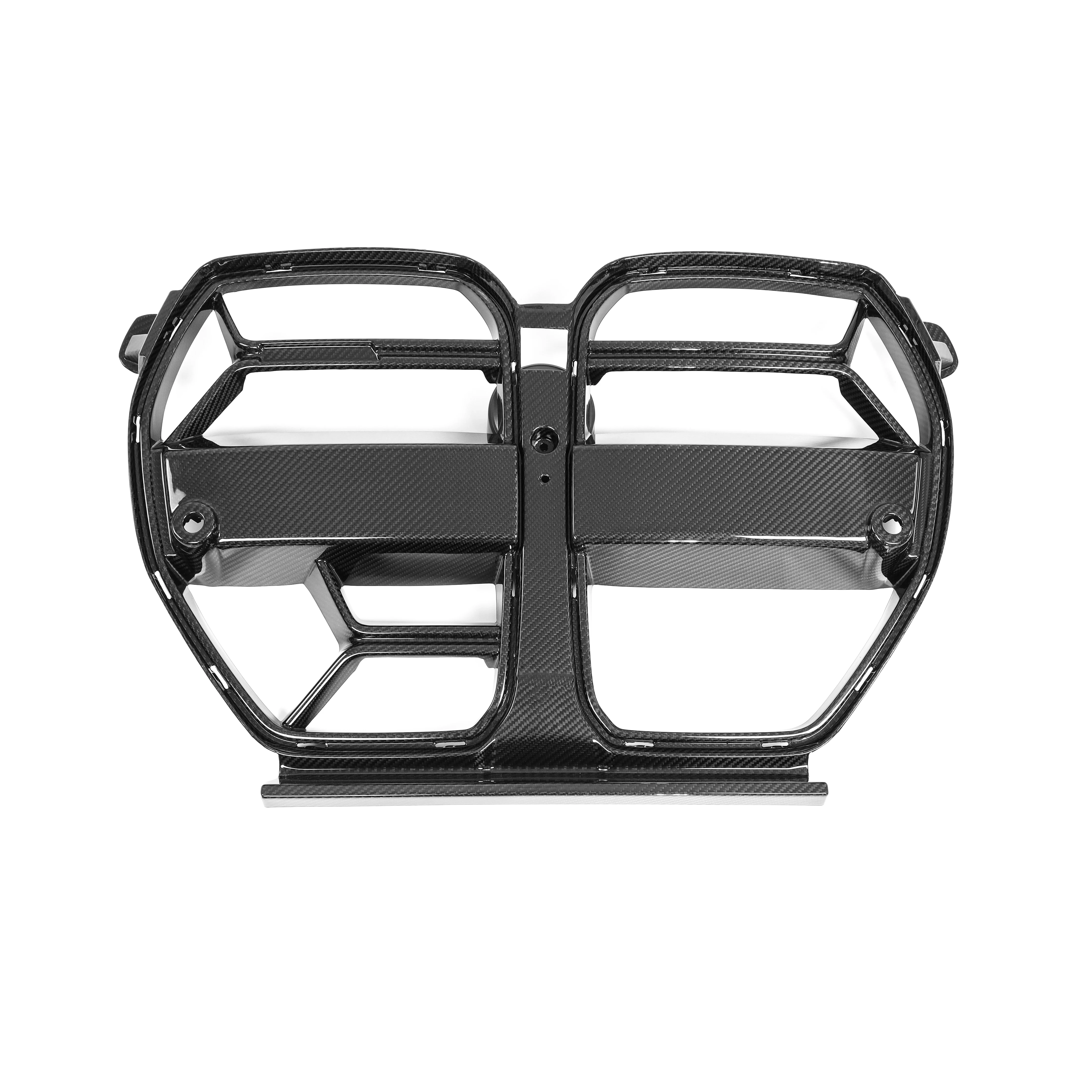 

Для BMW M3 M4 2021-2024 G80 G82 Натуральная сухая решетка из углеродного волокна CSL-стиля Автоматическая решетка переднего бампера Решетка кузова Автозапчасти