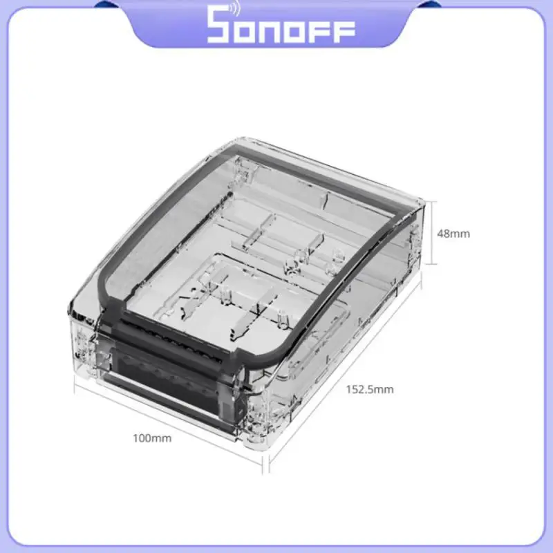 

Водонепроницаемая коробка SONOFF R2, водонепроницаемый корпус, распределительная коробка, совместимая с BASIC/TH Elite/POW Elite/NSPanel Pro/M5/TX Series