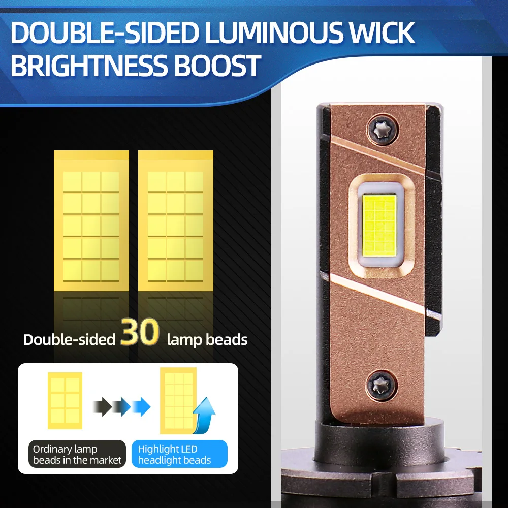 D1S светодиодный фары Plug &amp Play 1:1 Turbo 2012 лм 12 В для BMW 1 серии E81 E82 E87 E88 2011 2010 2009 2008 2007 2006