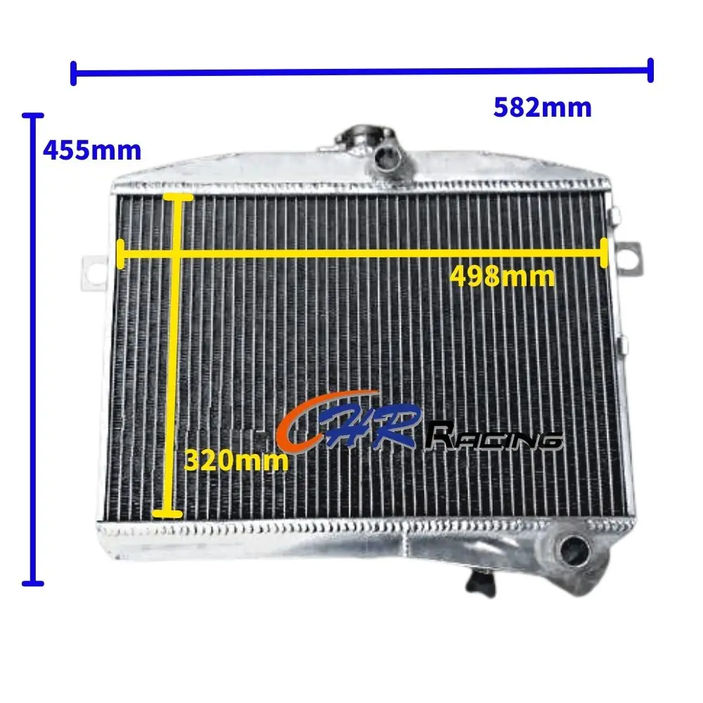 

2 Row Aluminum Radiator For Volvo Combi P1800 S/E/ES B18 B20 GT Engine Manual 1959-1973 1960 1961 1962 1963 1964 1965
