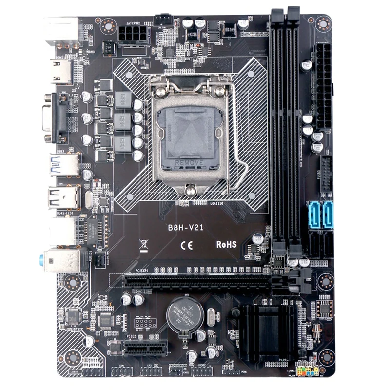 

H81 Motherboard LGA-1150 CPU/DDR3 Memory 16G ATX S-ATA II Dual Channel Suitable For Desktop Computer Motherboards