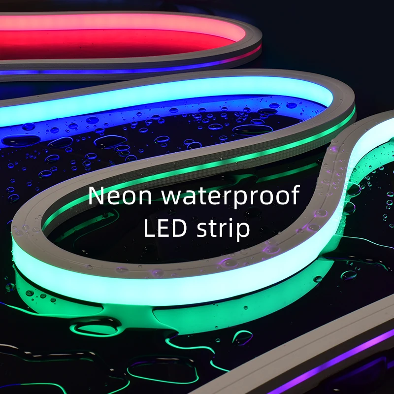 Модифицируемая rgb фотолампа неоновая полоса 5 м модель WS2811 гибкая Неоновая Гибкая