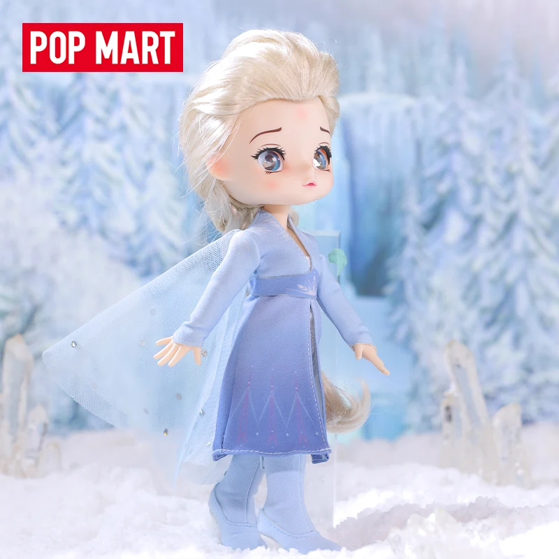 

POP MART Ice and Snow Qiyuan Series Dress Movable Doll BJD Toy Kawaii Action Figure Toys Collection Figurine Model Mystery Box