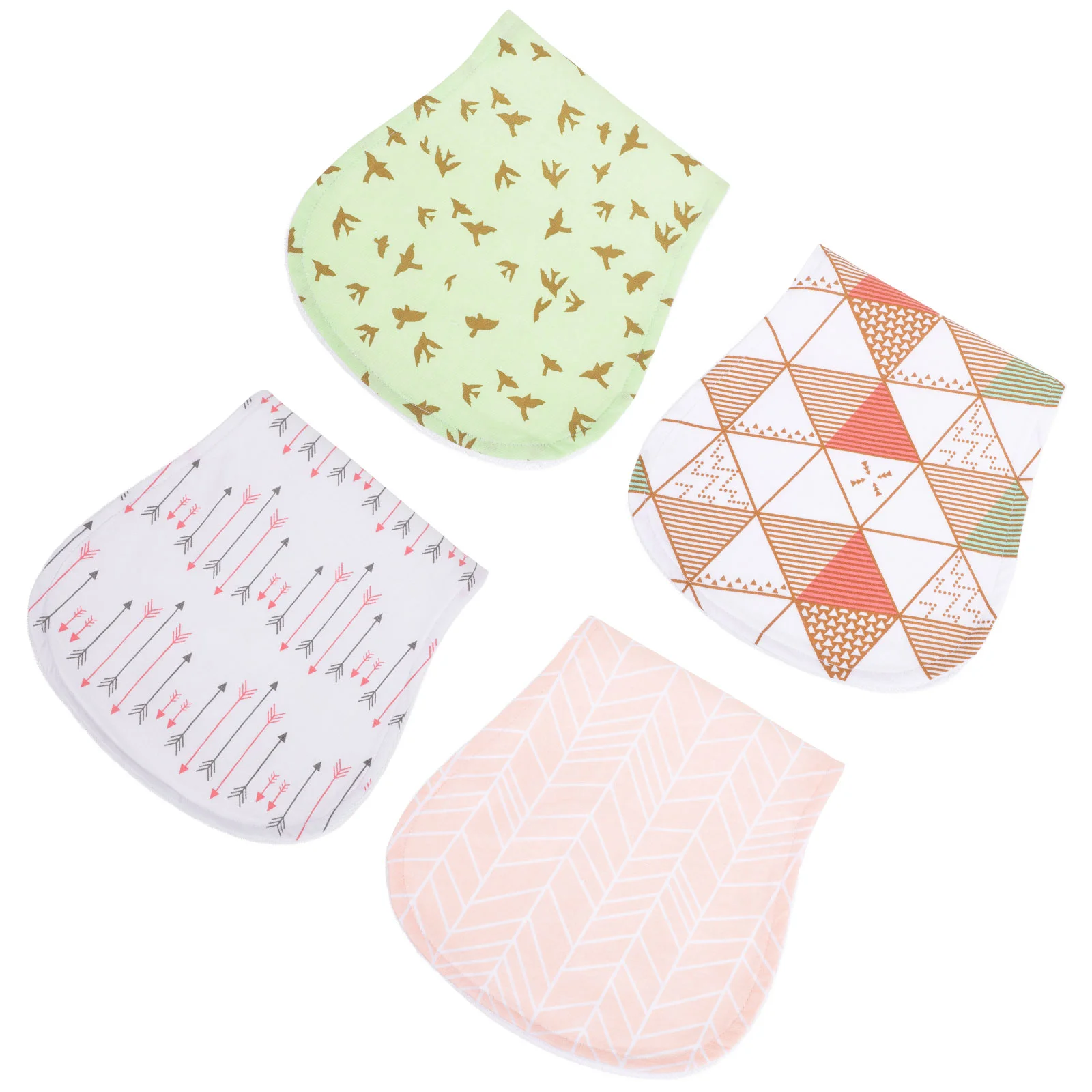 

4 шт., хлопковые тряпки для младенцев