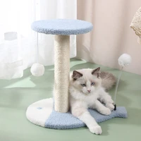 sisal cat tree with scratching post with ball kitten pet scratcher tower toy cats scratch trees climbing tower sofa protector
