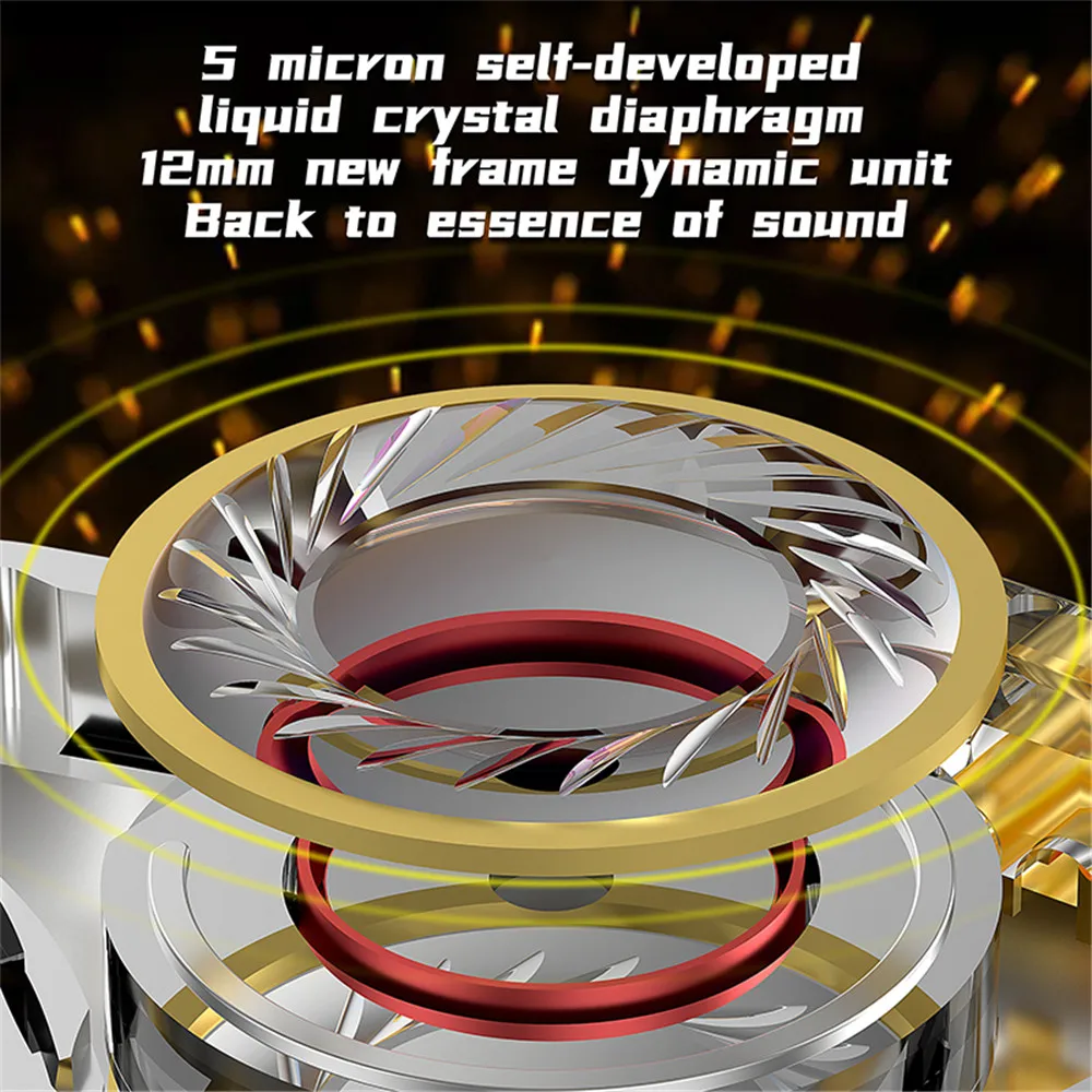 Проводные металлические наушники KZ ESX Hi-Fi стереонаушники с басами спортивные