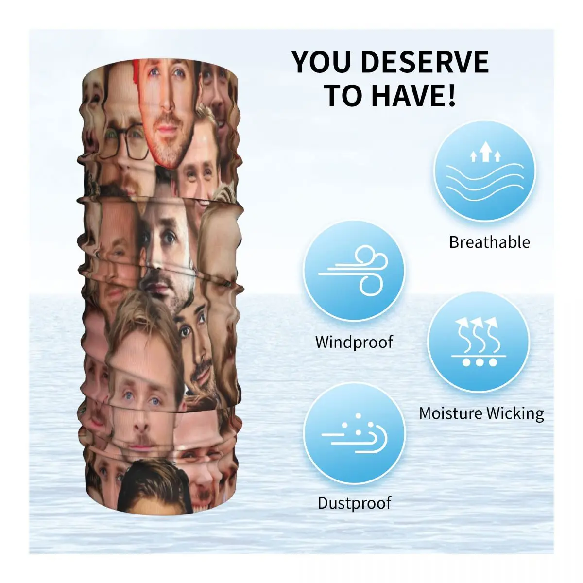 Женская походная маска-шарф для походов