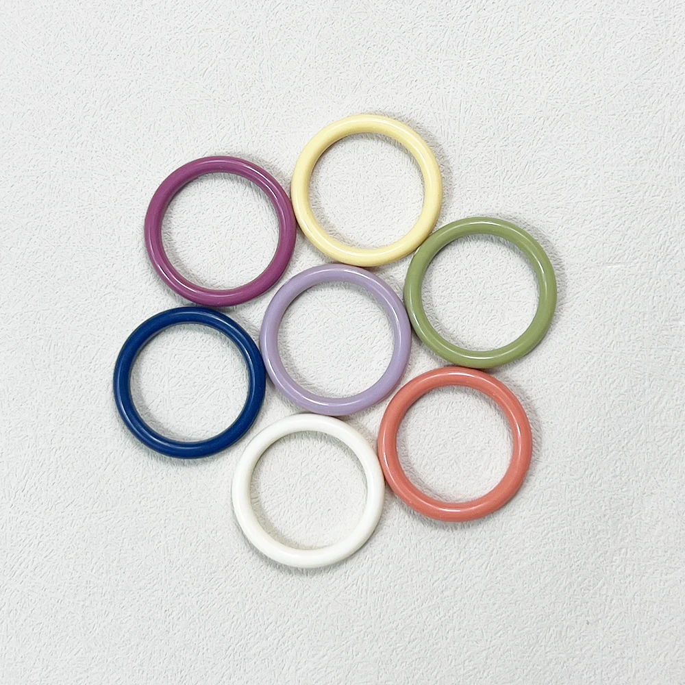 2pcs Key Ring Key Chain Round Split Keyfob Keyrings With Jump Ring For Keychain Pendants DIY Jewelry Making Accessories