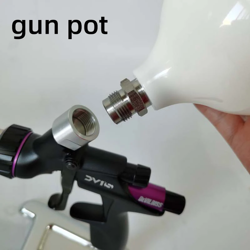 Переходник DEVILIBISS от 125 до 600 мл для автомобильного распылителя краски с M10 M14