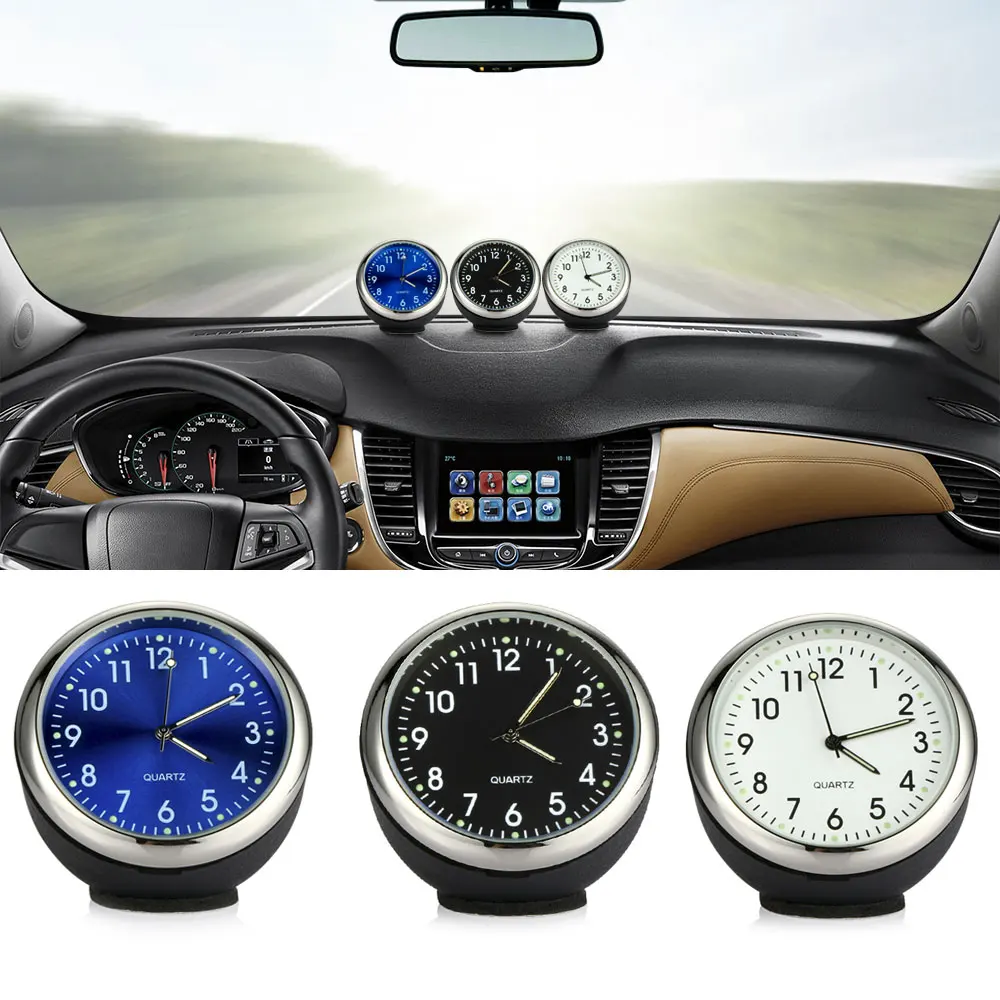Купи Car Clock Ornament Auto Watch Decoration Automobiles Interior Dashboard Time Display Digital Pointer Clock In Car Accessories за 253 рублей в магазине AliExpress
