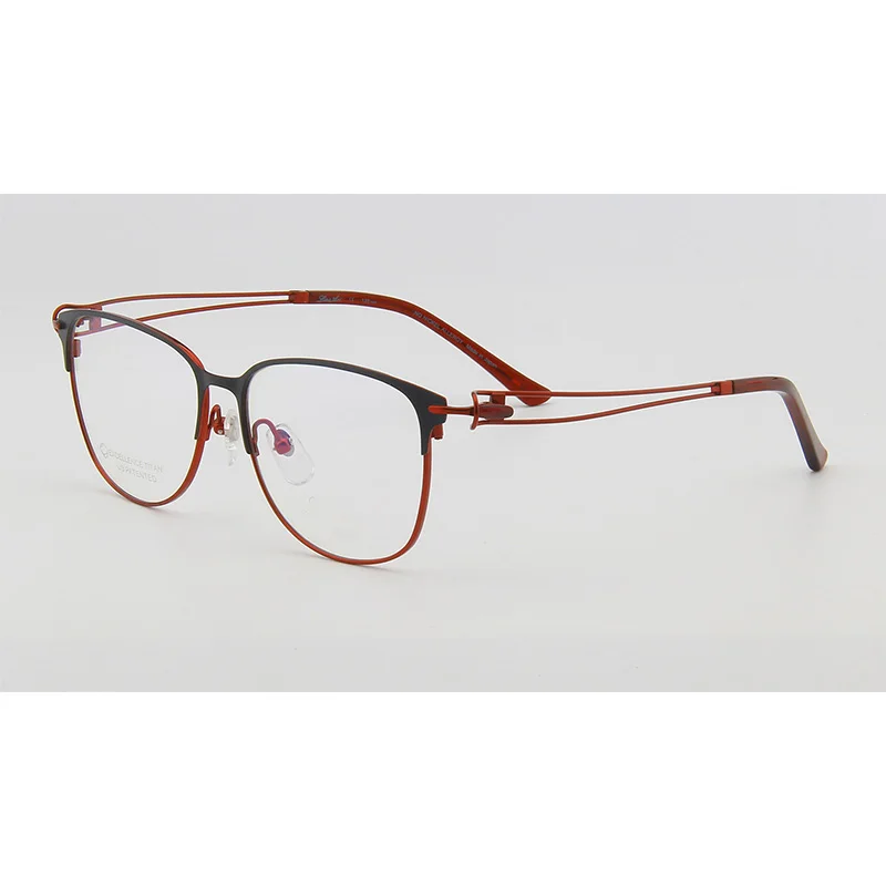 Belight Optical  Japan Design Titanium Line Charmen*t Full Rim Women Glasses Prescription Lens Eyeglasses Frame Eyewear XL2113
