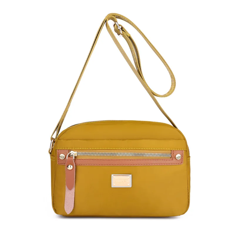 

2023 New Women's One-shoulder Messenger Bag Nylon Waterproof Bag Lightweight Multi-layer Versatile Bag Fashion Business Wallet