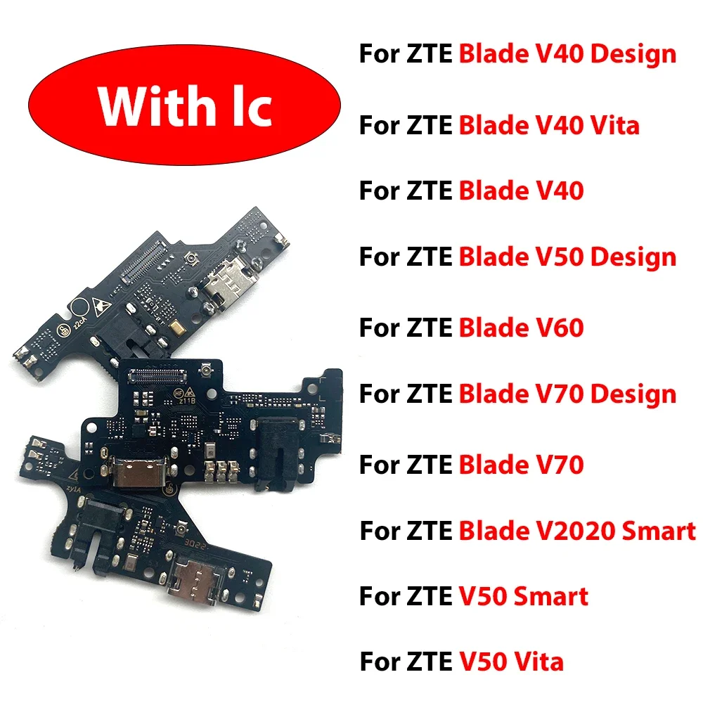 10 шт. для ZTE Blade V Smart 1050V40 DesignV40 VitaV40V50V60V70: гибкий кабель-разъем USB для зарядкидок-станции (art.: 3920db1fef059) - 3920db1fef059