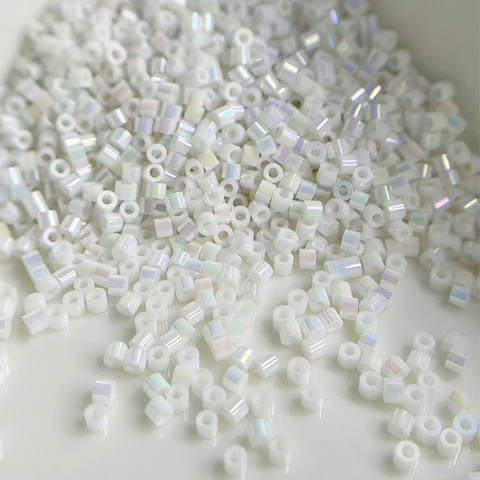 Цветные стеклянные бусины DB 1,3x1,6 мм 1000 шт.