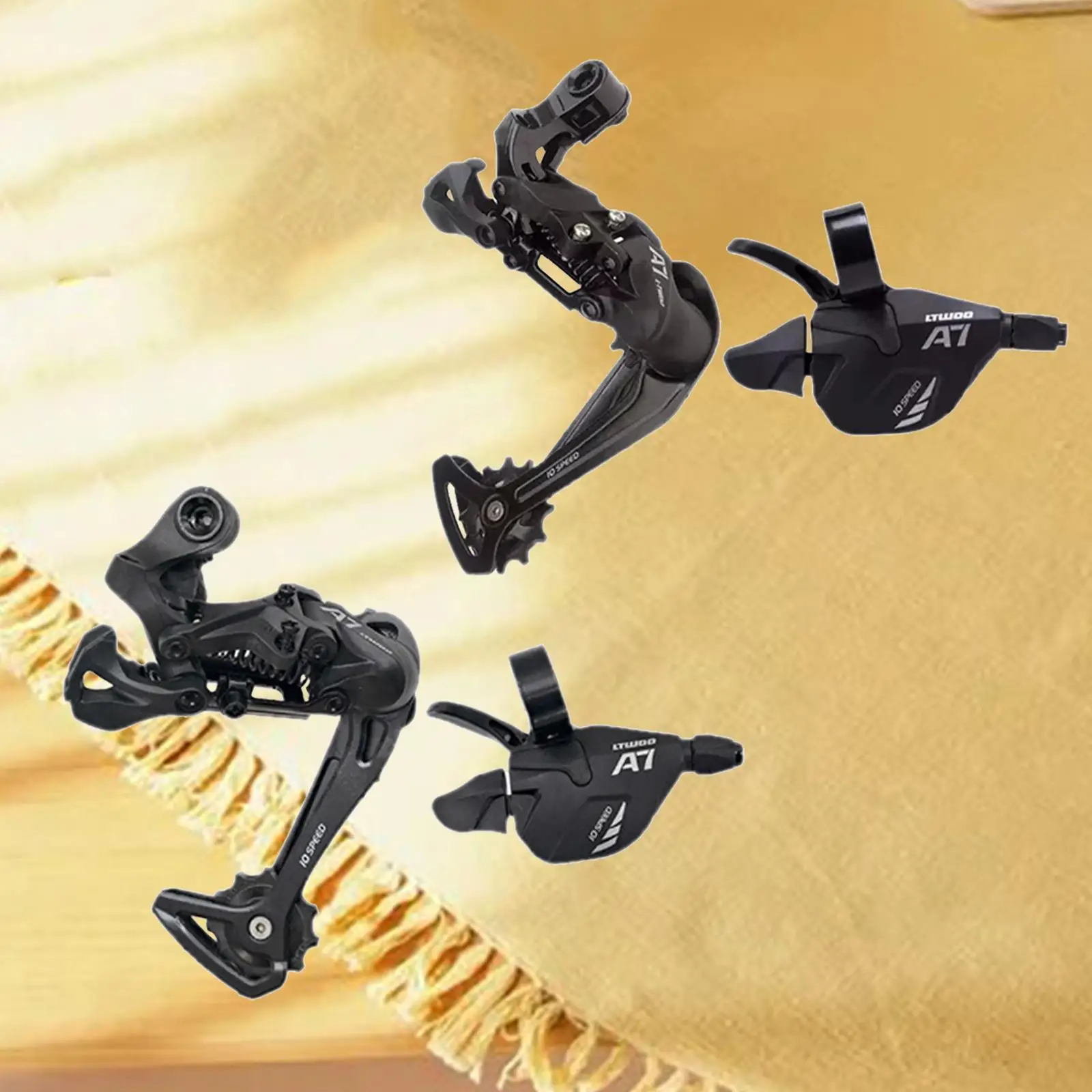 Alloy Rear Derailleur Road Bicycle 10 Lever Bikes Repair Right Handed Low Friction Derailleurs for 42/46/50T Freewheels |