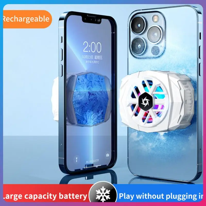 

Cooling Fans Electric Phone Fan Mobile Phone Mini Fan Phone Cool Heat Sink Low Noise High Quality Turbo Hurricane Type-c