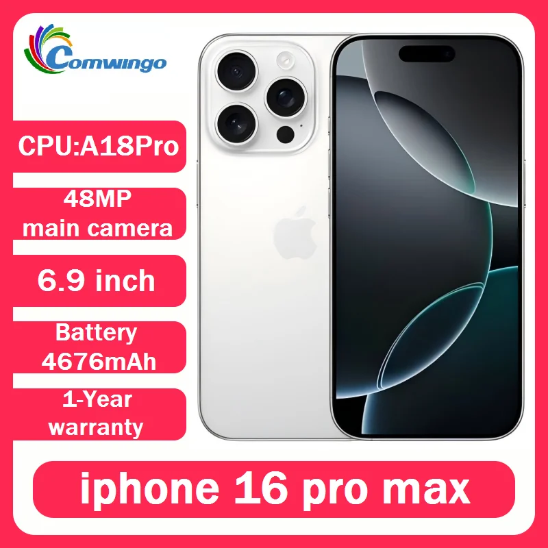 Фото Оригинальный Apple iPhone 16 Pro Max 6,9 дюйма 5G LTPO Super Retina XDR OLED Face ID NFC A18Pro разблокированный 256 ГБ 512 ГБ 97% новый смартфон №1