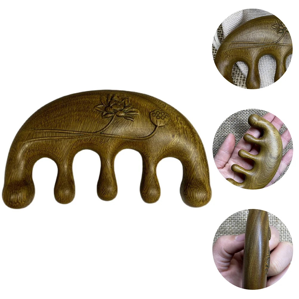 

Comb Woodmeridian Scraping Wooden Board Handle Horn Hair Plate Ox Scraper Sandalwood Pocketjapanese Travel Portable Chinese