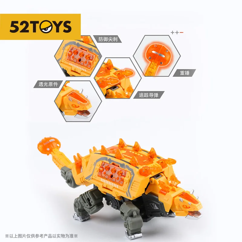 

52toys Beastbox Series BB-26 Thrashard Dinosaur Mecha Transform Toy Assembly Model Action Mecha Toy