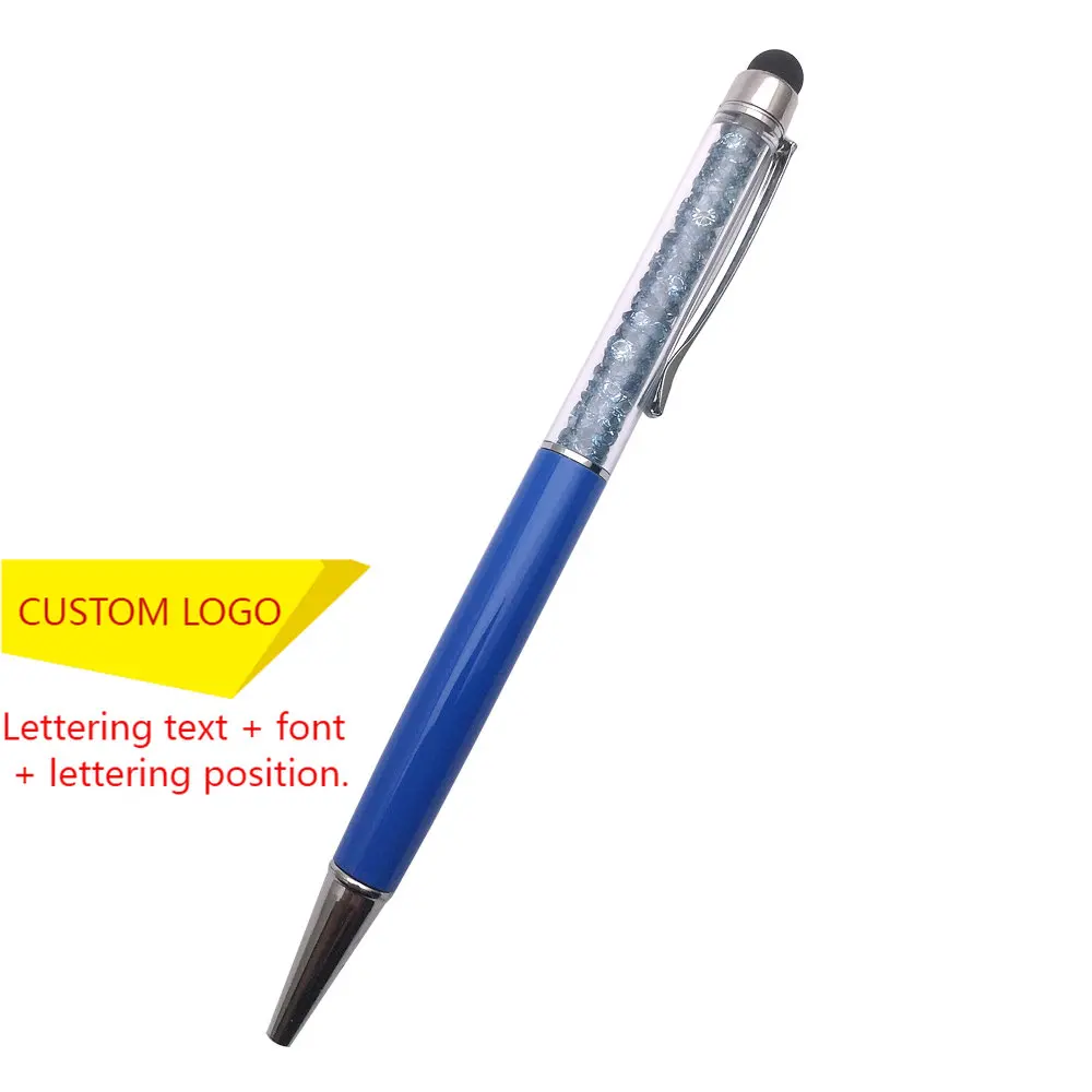 

100pcs Custom Logo and Text or Name Ballpoint Pen Bullet 0.5mm Gel Pen School&Office Supplies Stationery Writing Tool