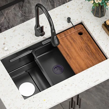 Nano Single Bowl Kitchen Sinks Kitchen Sink Undermount High-end Handmade for Kitchen Sink, Bar Sink or Outdoor Sink
