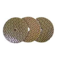 7Pcs/Set 4Inch 100mm Diamond Flexible Wet Polishing Pad Stone White Bond Sanding Disc Granite Marble Floor Polishing Disc