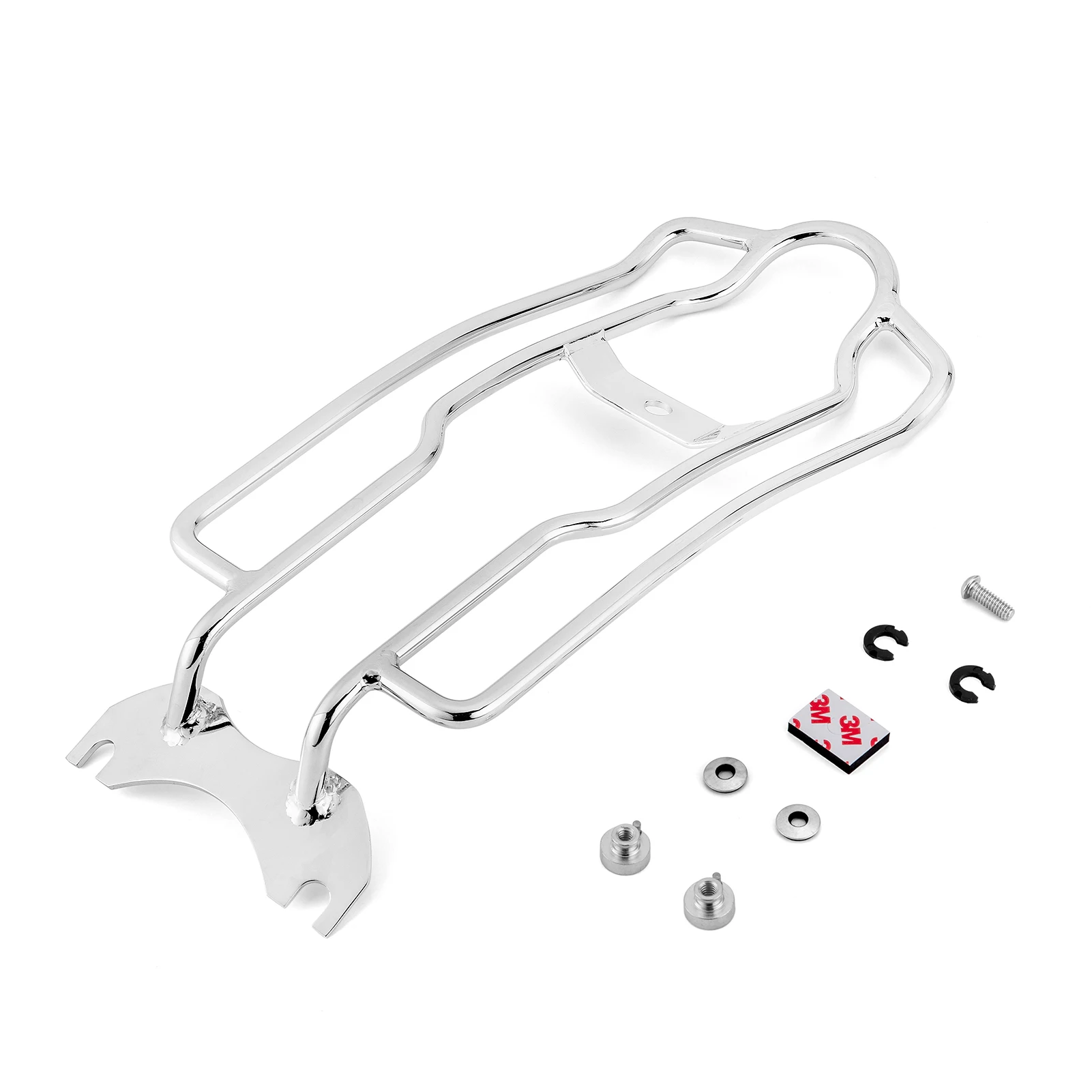 

Fit For Harley Road King Electra Glide 1997-2008 Chrome Solo Seat Luggage Rack