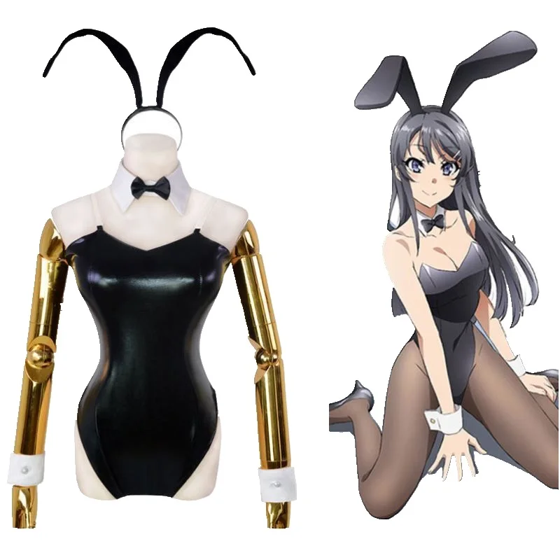 

Унисекс аниме Cos Sakurajima Mai Bunny Girl Косплей костюмы на Хэллоуин и Рождество вечерние униформы наборы