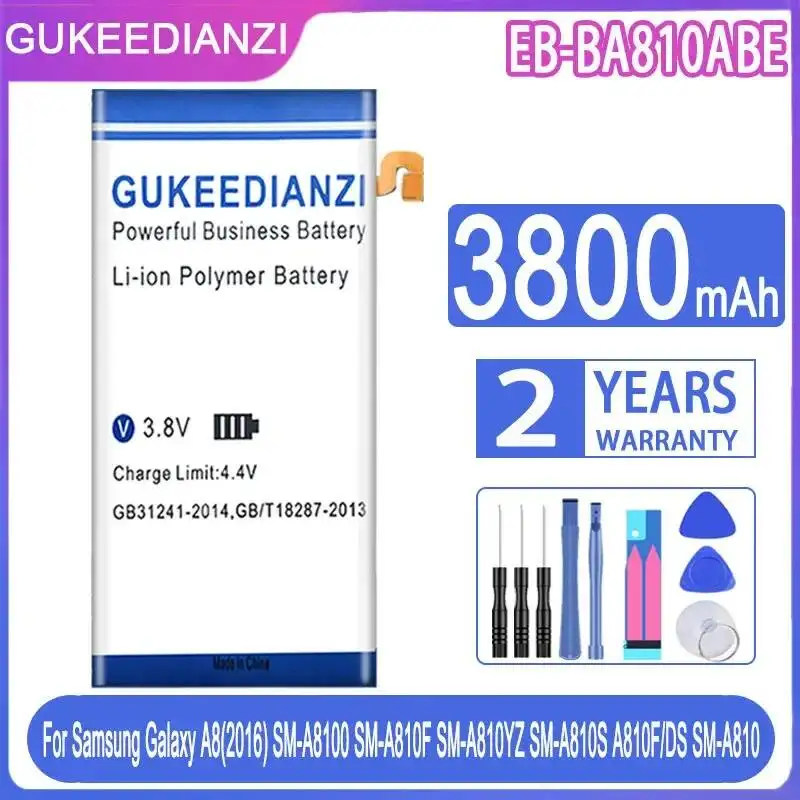 Фото Аккумулятор EB-BA810ABE для Samsung Galaxy A8 2016 SM-A8100 SM-A810F SM-A810YZ SM-A810S A810F DS SM-A810 A8100 A810 A810YZ A810S №3
