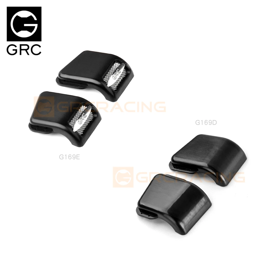 

Black Abs Hood Side Air Intake Grille A/b Type For 1/10 Rc Crawler Trx-4 trx-4 Defender Rc Car Part