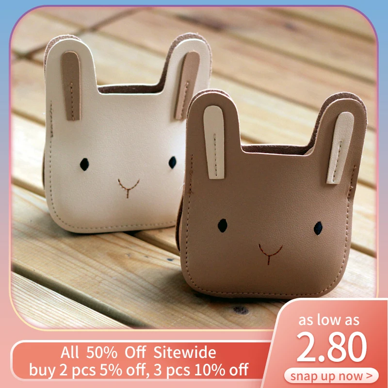 

Cartoon Baby Shoulder Bag Adjustable PU Leather Children Boy Girl Mini Messenger Bear Rabbit Children Coin Purse Crossbody Bags