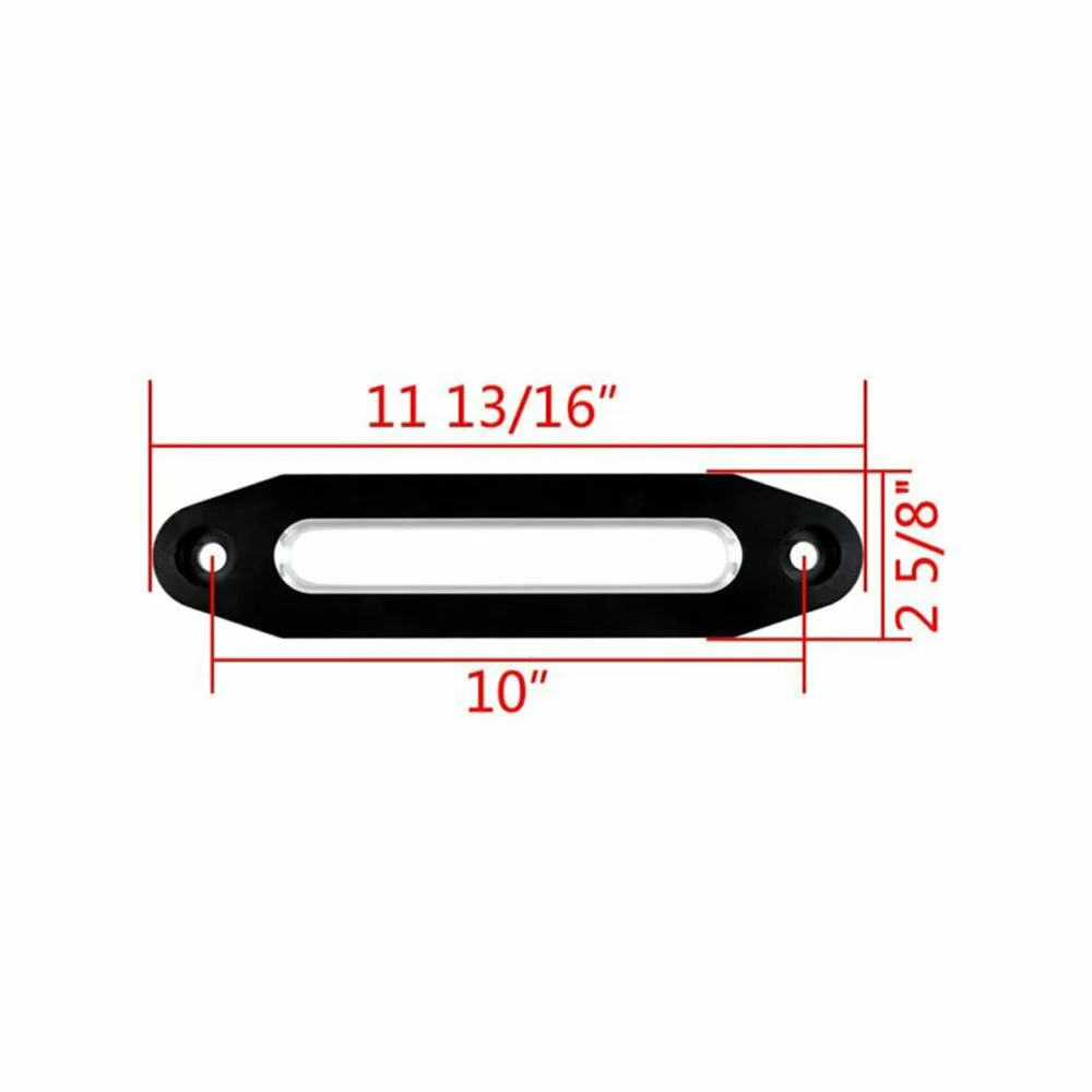 

Аксессуар Fairlead, синтетический инструмент, трос для лебедки автомобиля, 15000 фунтов, алюминиевая хромированная заготовка Hawse, 10 дюймов, высокое качество