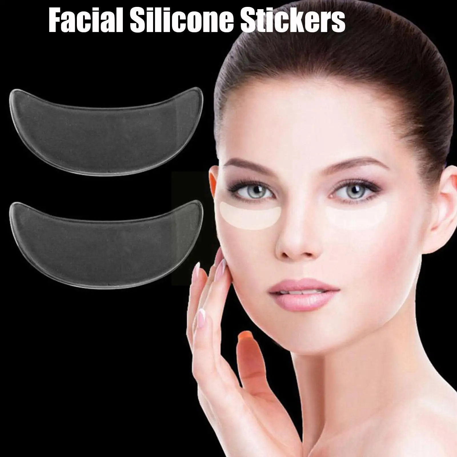 

Silicone Anti Wrinkle Eye Face Pad Silicon Transparent Skin Care Sticker Removal Anti Facial Microgroove Gel Silica Neck Pa T6Y0