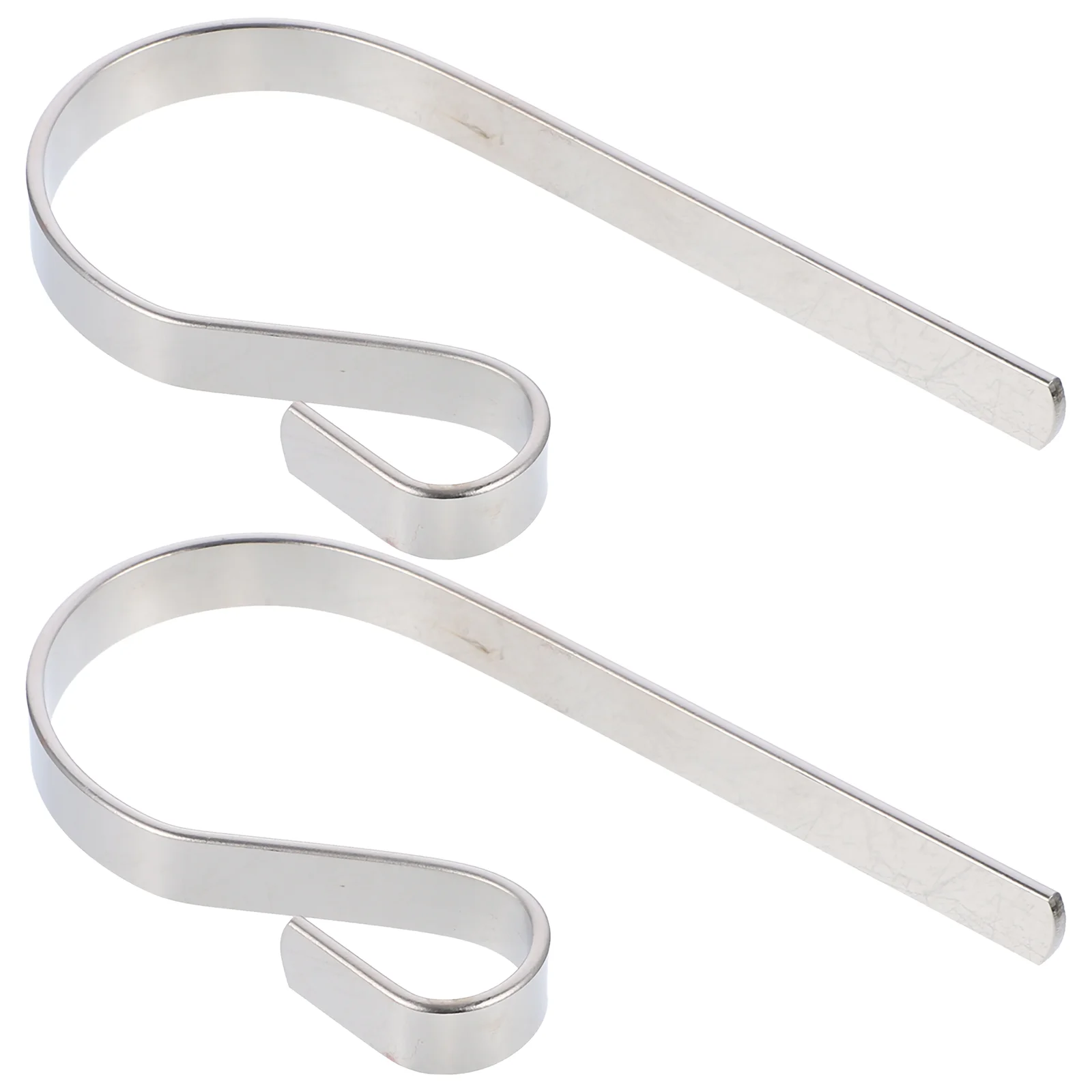 

2 Pcs Garland Metal Hook Christmas Gift Light Hanger Socks Rack Stocking Holder
