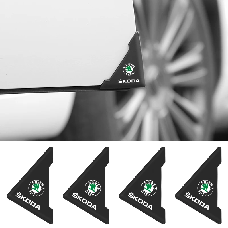 

2 шт., защитные Угловые накладки на двери автомобиля для Skoda Octavia A5 Superb old Febia Roomster 2013 2005-2008 Roomster Kodiaq Yeti