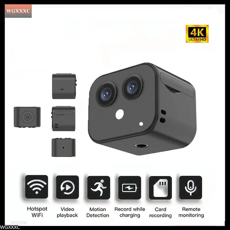 

mini camera wifi hd 4k Mobile remote view ip cam Night vision security p2p camcorderTwo-way Intercom Monitor action camera espia
