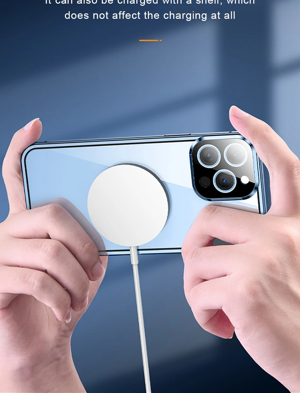 Metal Magnetic Magsafe case For iPhone14 13 12 11 Pro Max 360 °Full Screen camera Clear HD Glass Shockproof Protection Cover