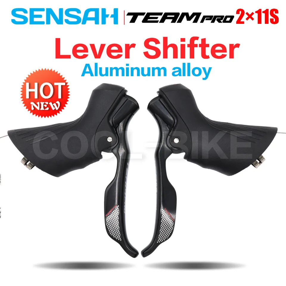 SENSAH TEAM Pro Road Bike Shifter STI 2x11 Speed Brake Lever Bicycle R7000 R8000 105 Sensah Groupset