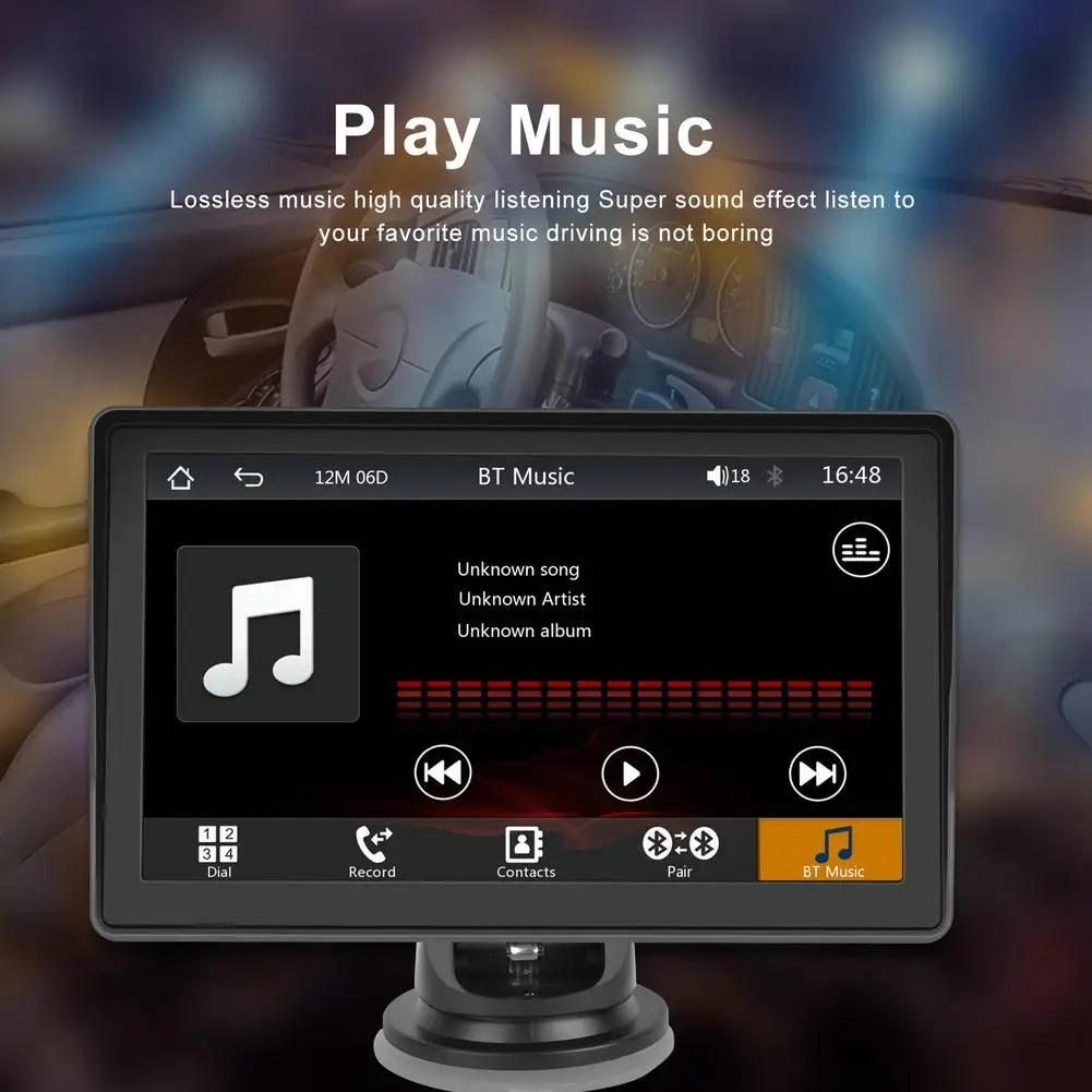

Car Radio 7-inch HD Multimedia Video Playback Mp5 Player Bluetooth-compatible Kit Compatible For Car-play