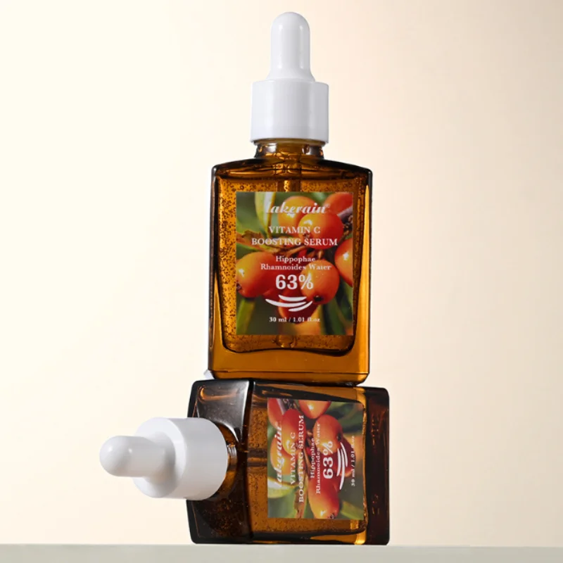 Фото Сыворотка с витамином С и экстрактом облепихи для сияния кожи, нежно восстанавливающая, с ниацинамидом, увлажняющая CICA-сыворотка №2