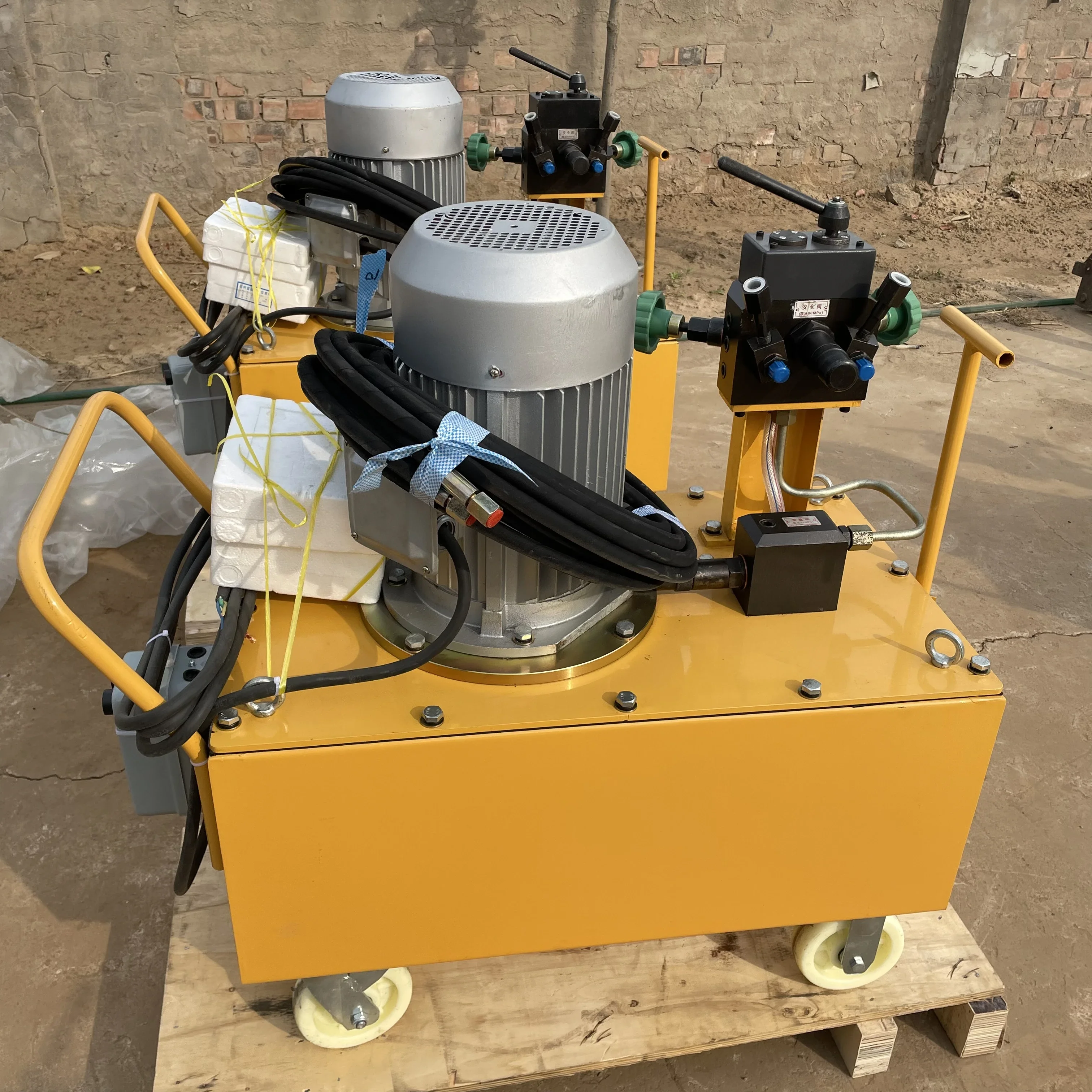 24 л Масляный бак гидравлический насос 10000 psi Электрический ручной масляный 220 В