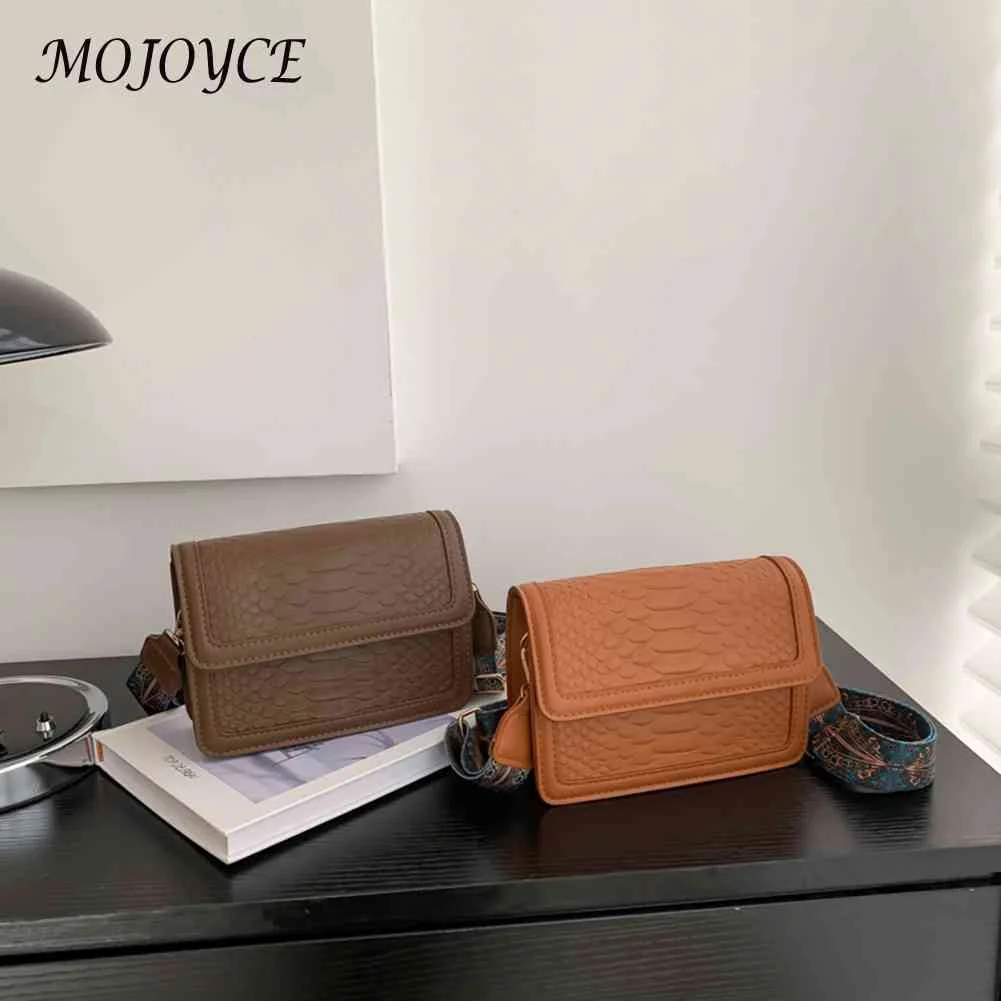 

Дамские сумочки из искусственной кожи, сумки-мессенджеры с широким ремешком и крокодиловым узором, повседневные регулируемые винтажные ко...