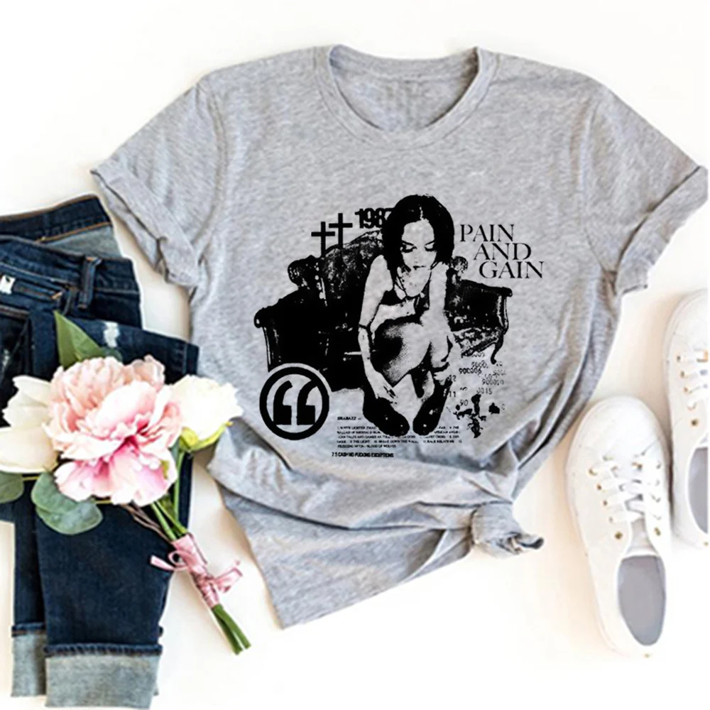 

y2k t-shirts women comic manga tshirt girl harajuku designer Japanese clothes