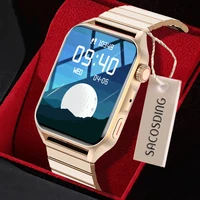 2022 nfc smart watch men bluetooth call heart rate monitor fitness watches women smartwatch for android ios custom watch face