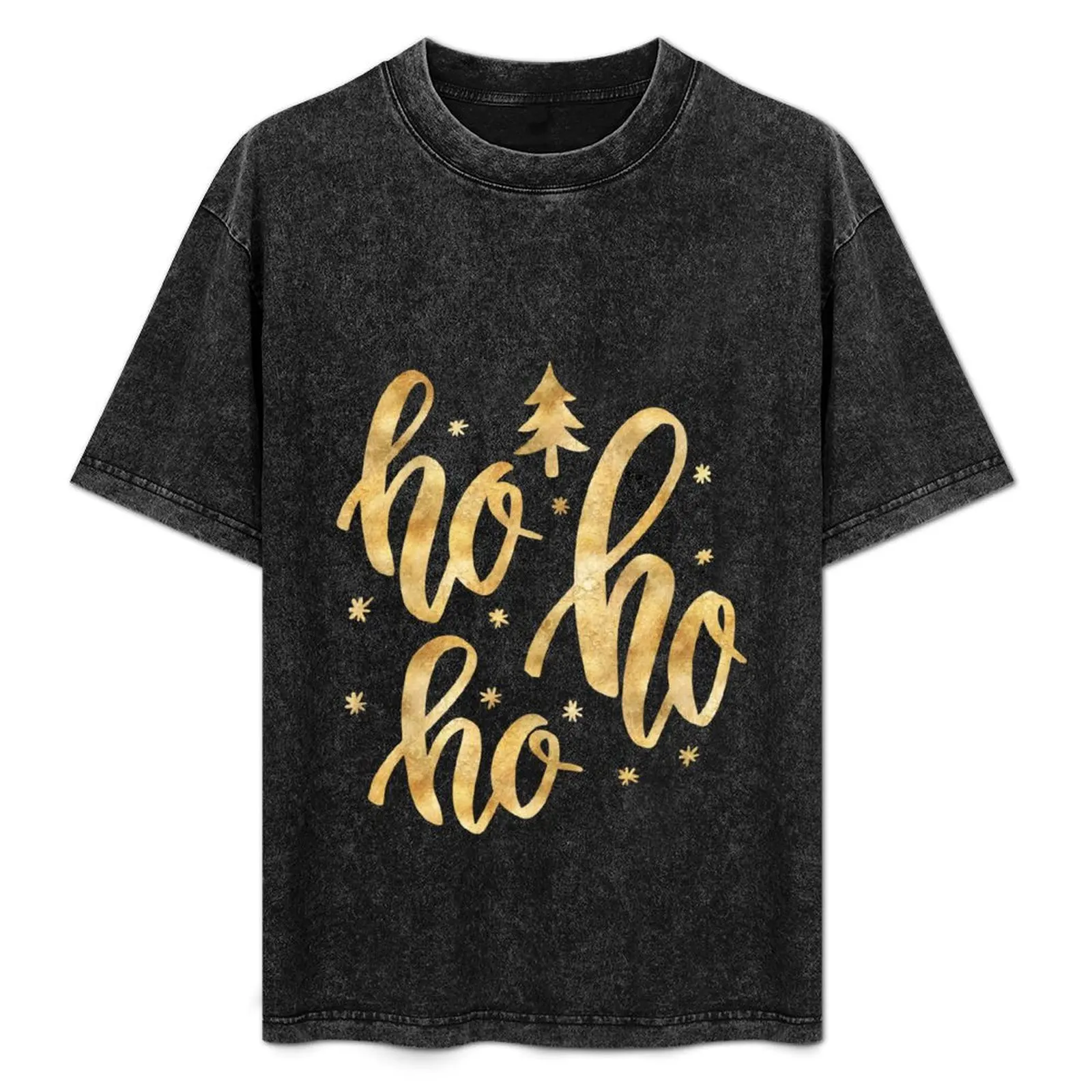 Ho dapat С Рождеством! Футболка быстросохнущая винтажная одежда футболки для мужчин