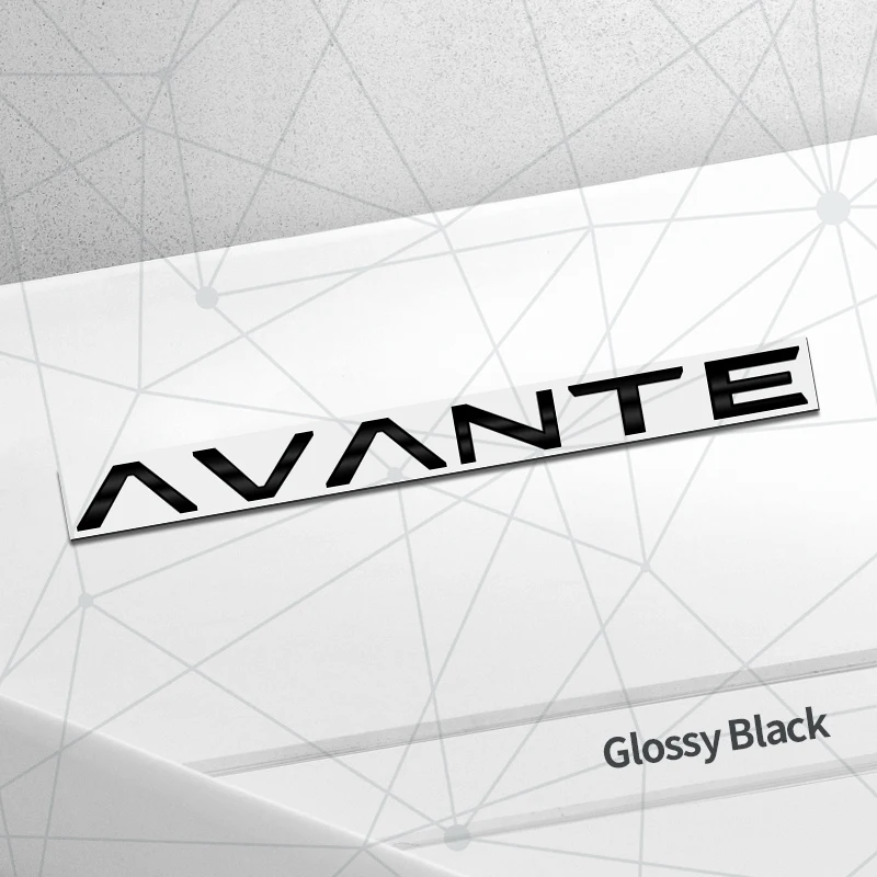 

3D Авто Металл Для AVANTE Новый Значок Elantra I10 I30 N Line Автомобильный Задний Багажник Эмблема Наклейка ЛОГОТИП Декор Кузов Стайлинг