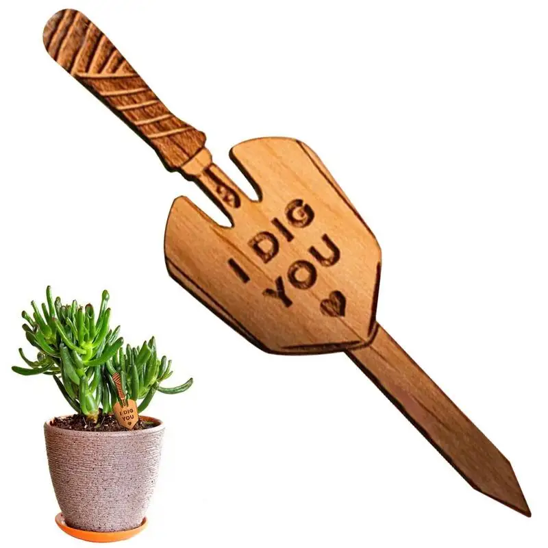 

Plant Labels I Dig You Wooden Plant Tags Indoor Outdoor Garden Markers Decoration For Plants Vegetables Herb Seedlings Flowers