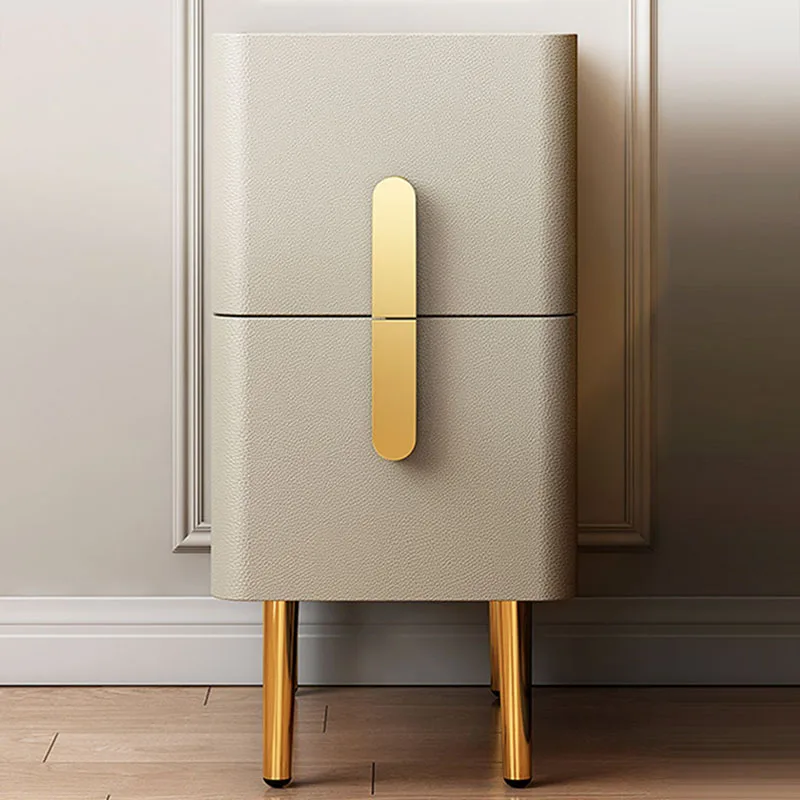 

Drawer Smart Bedside Table Storage Multifunction Bed Small Table Charger Luxury Comodas Con Cajones Dormitorio Furniture