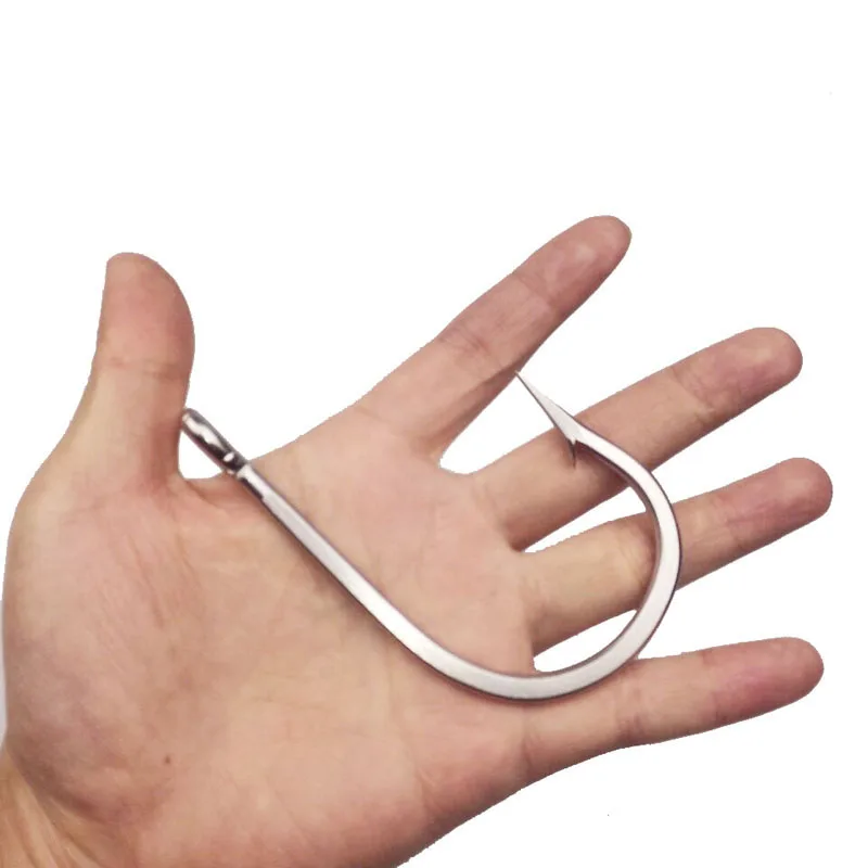 

20pcs/lot 7732 Stainless Steel shark Fishing Hooks Big Game fishing accessories fish hook size 4/0-12/0